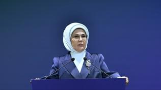 Emine Erdoan'dan 20 Kasm Dnya ocuk Haklar Gn mesaj: Glleri hi eksilmesin