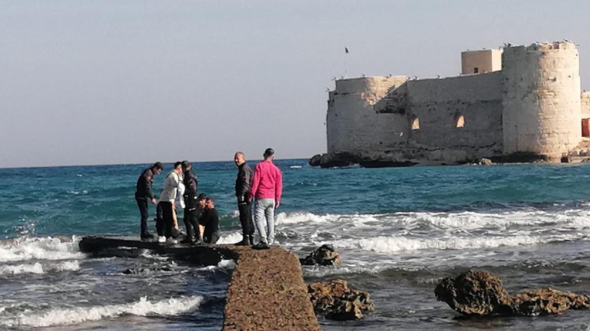 Sahilde korkun anlar! Denizde rpnan gen kurtarlamad