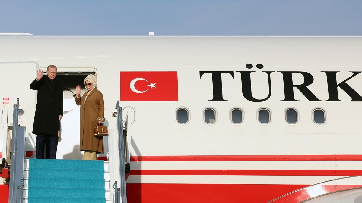 Cumhurbakan Erdoan Gney Afrika'ya gitti