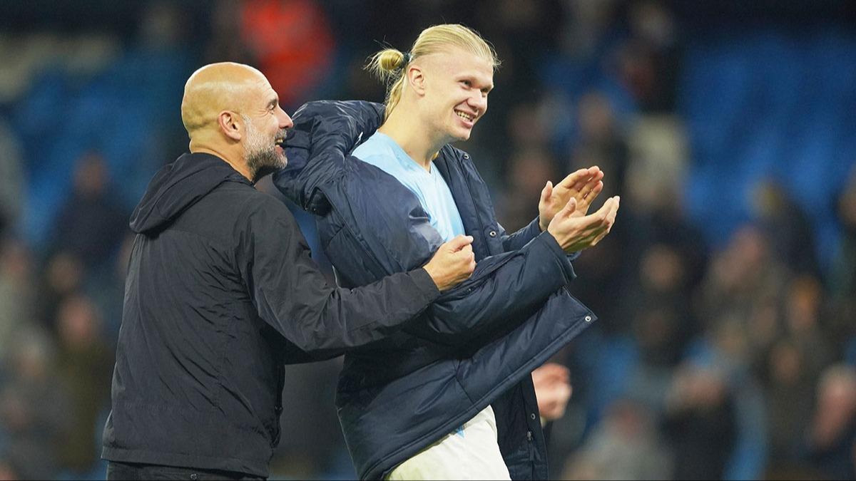 Guardiola: Haaland, tm rekorlar krd