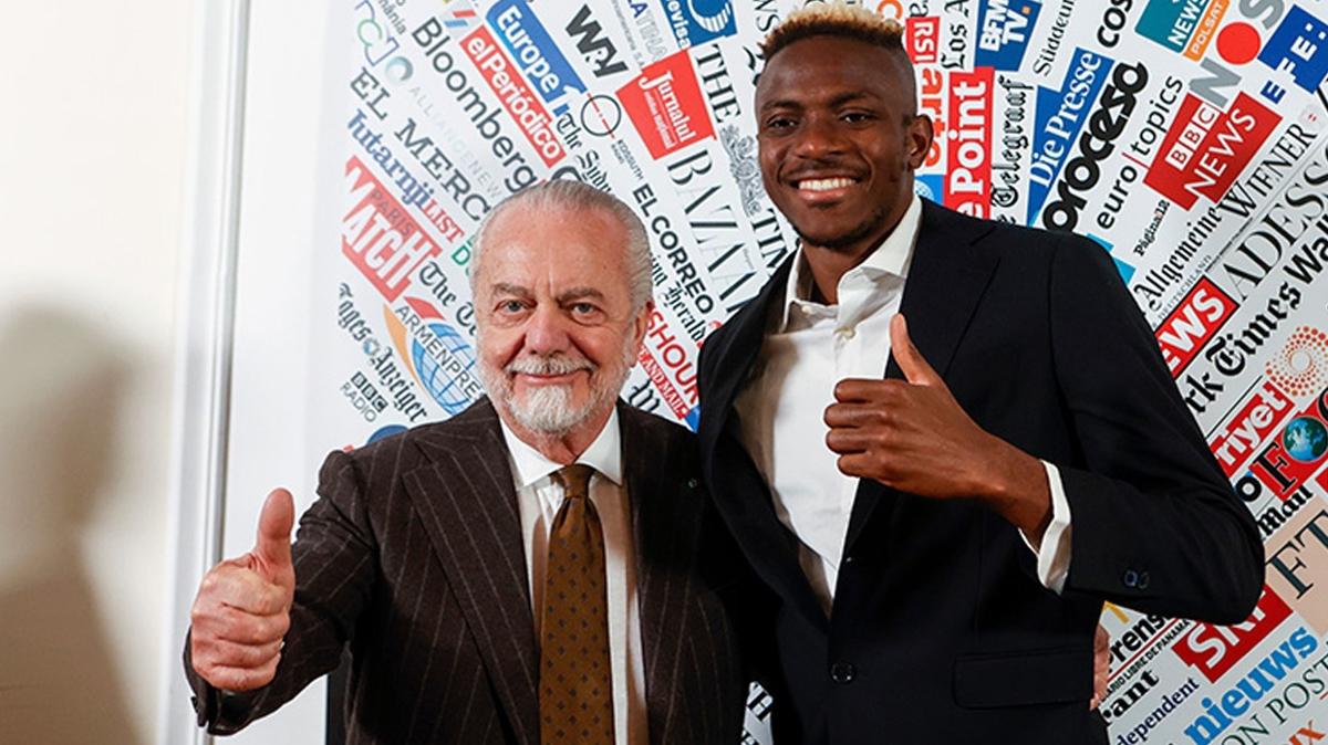 Napoli Bakan De Laurentiis'e ok! Victor Osimhen transferinden yarglanacak
