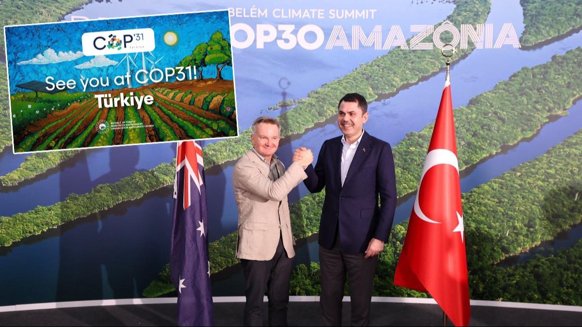196 lkenin lideri Trkiye'de masada olacak! Bakan Kurum: COP31 bakan ve ev sahibiyiz 