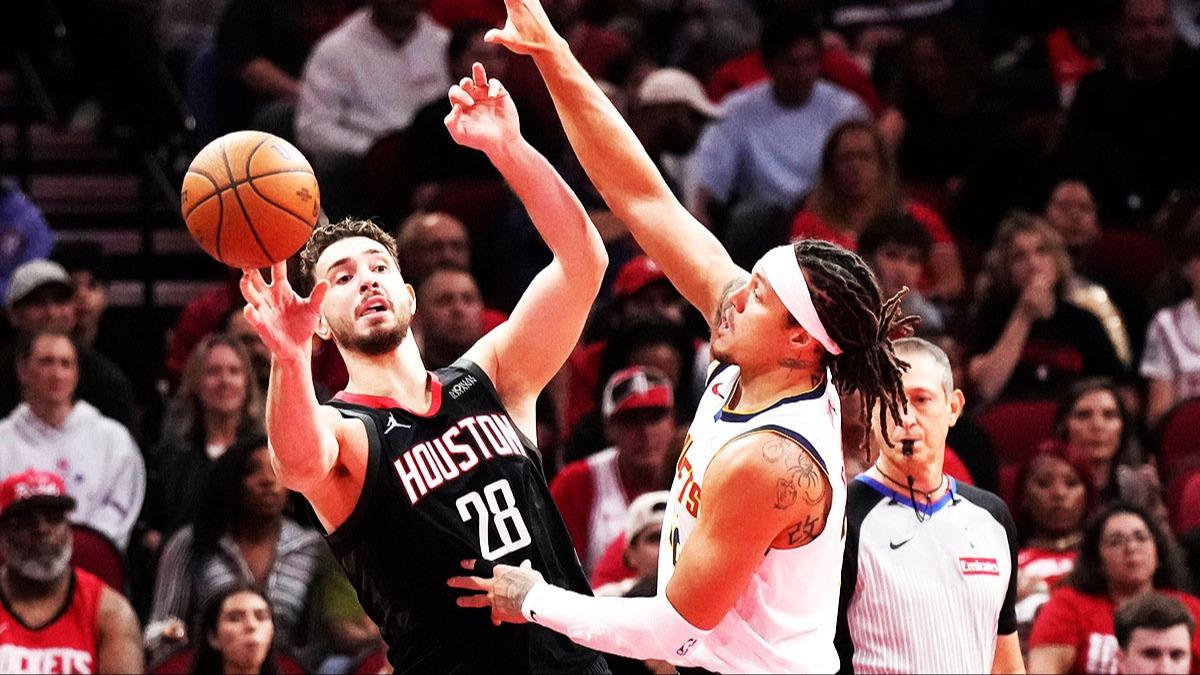 Alperen engn'n abas yetmedi! Houston Rockets, Denver Nuggets'a yenildi