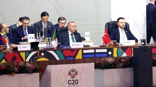 Cumhurbakan Erdoan G20'de ar yapt: Kresel ticaret iin ibirlii gerekli