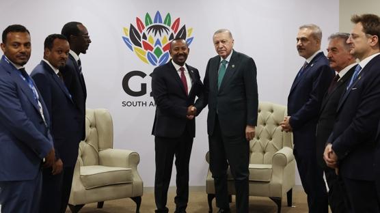 Cumhurbakan Erdoan'dan youn diplomasi trafii