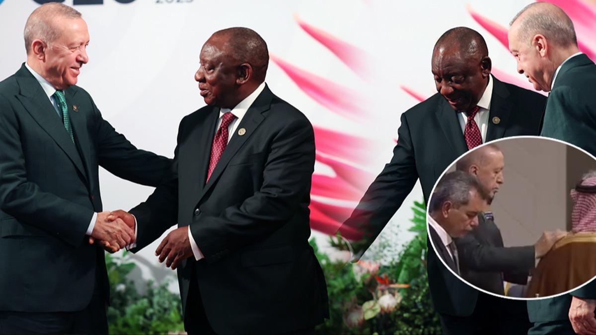 Dnyann gz G20'de! Cumhurbakan Erdoan byle karland