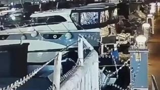 Pendik Marina'da feci lm: Pervaneye kaplp can verdi