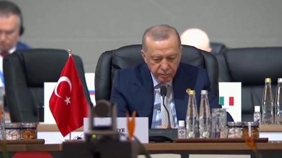 Cumhurbakan Erdoan, G20 Liderler Zirvesi'ne hitap etti