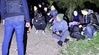 Edirne ve Krklareli'nde 9 dzensiz gmen yakaland