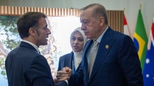 G20 Liderler Zirvesi... Cumhurbakan Erdoan Macron ile grt