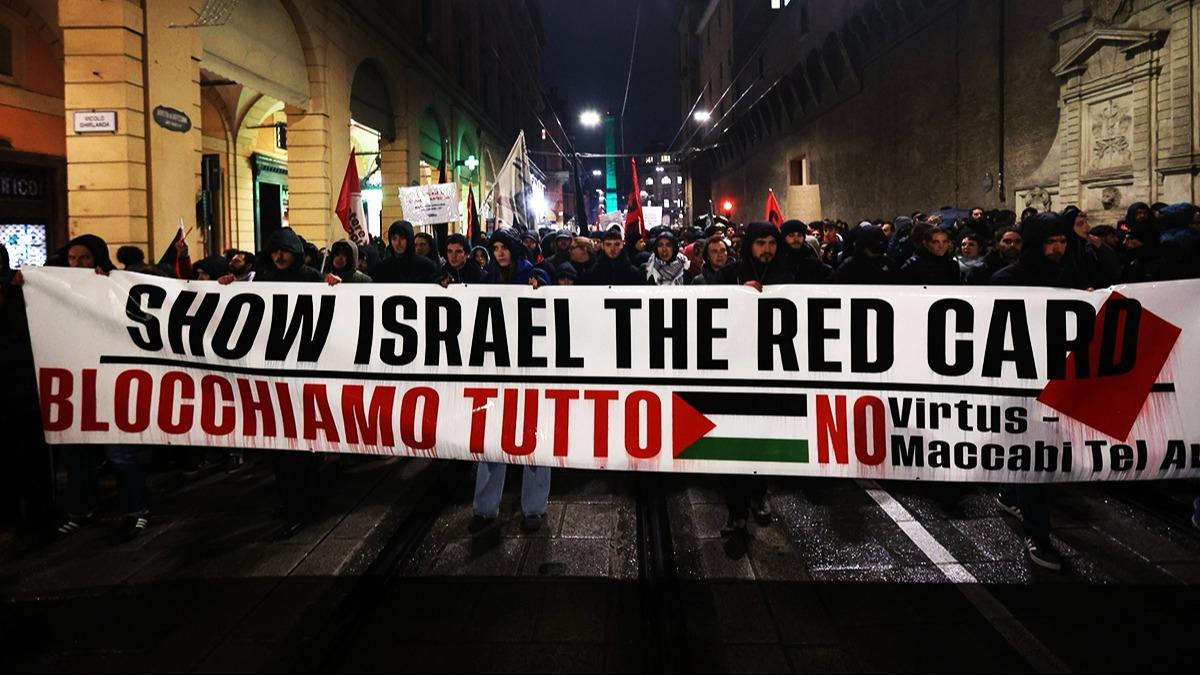 talya'da srail protestosu!