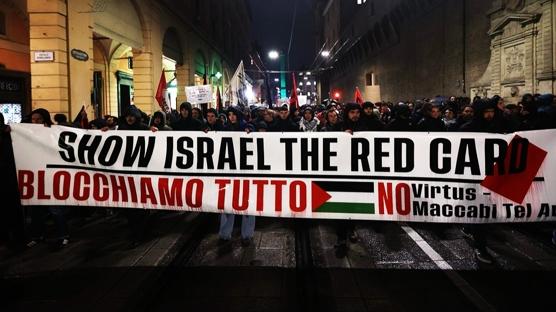 talya'da srail protestosu!