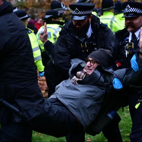 Londra'da Palestine Action grubuna destek eyleminde en az 90 kii gzaltna alnda