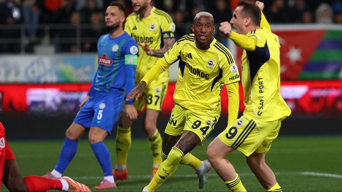 MA SONUCU: aykur Rizespor 2-5 Fenerbahe