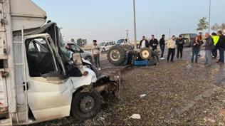 anlurfa'da tankerle kamyon arpt: l ve yarallar var