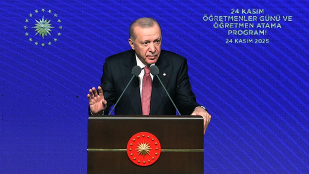 15 bin retmen atamas yapld! Bakan Erdoan'dan ''hayrl olsun'' mesaj
