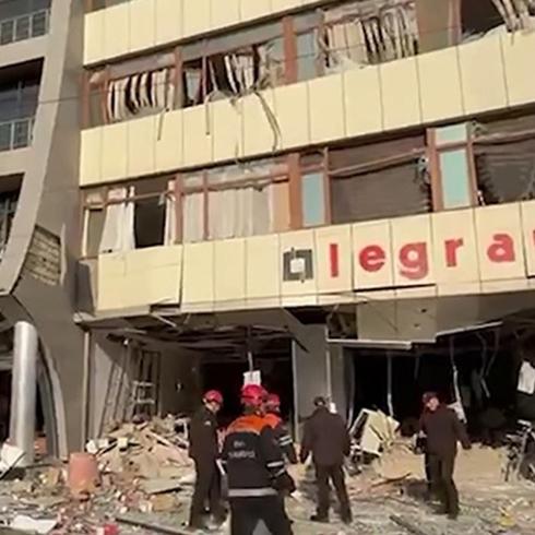 Azerbaycan'n kalbinde 5 katl i merkezinde patlama