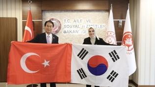 Bakan Göktaş, Güney Kore Vatanseverler ve Gazi İşleri Bakanı Oheul ile görüştü