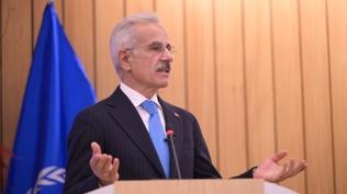 Kresel denizciliin gelecei iin ortak sorumluluk vurgusu Bakan Uralolu, IMO 34. Genel Kurulu'nda konutu