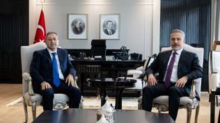 Bakan Fidan, Azerbaycan Cumhurbaşkanının Özel Görevler Temsilcisi Halefov ile görüştü