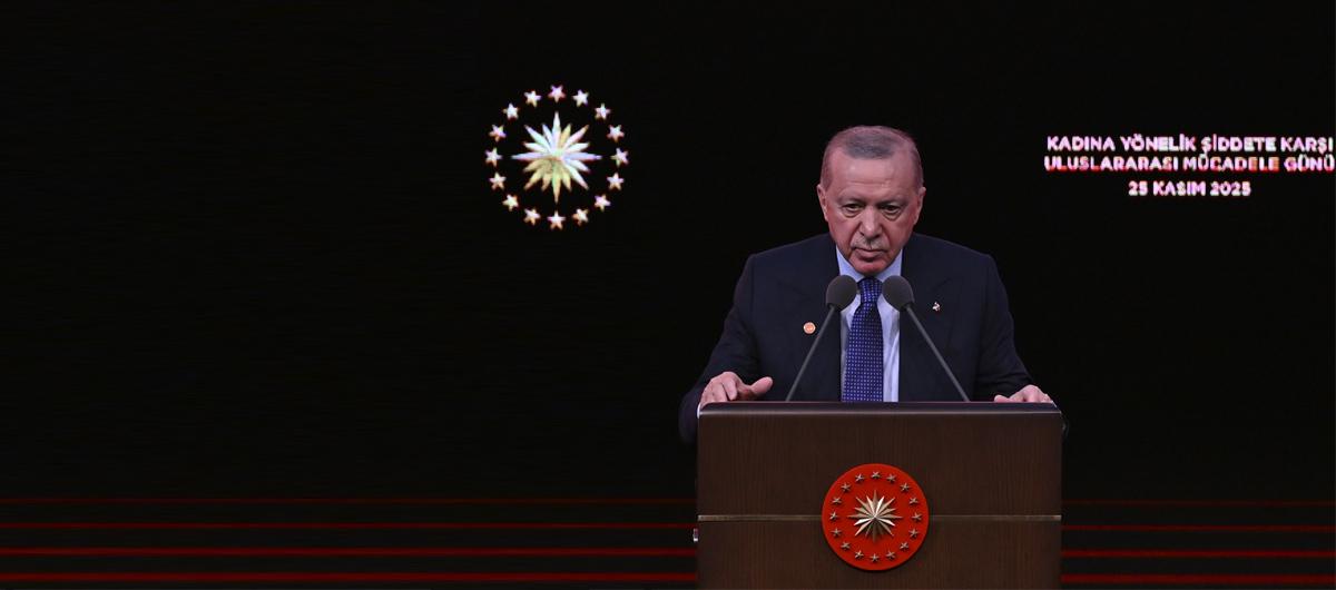 Cumhurbakan Erdoan'dan 'kk kyamet' vurgusu: Kadna iddet insanla ihanettir