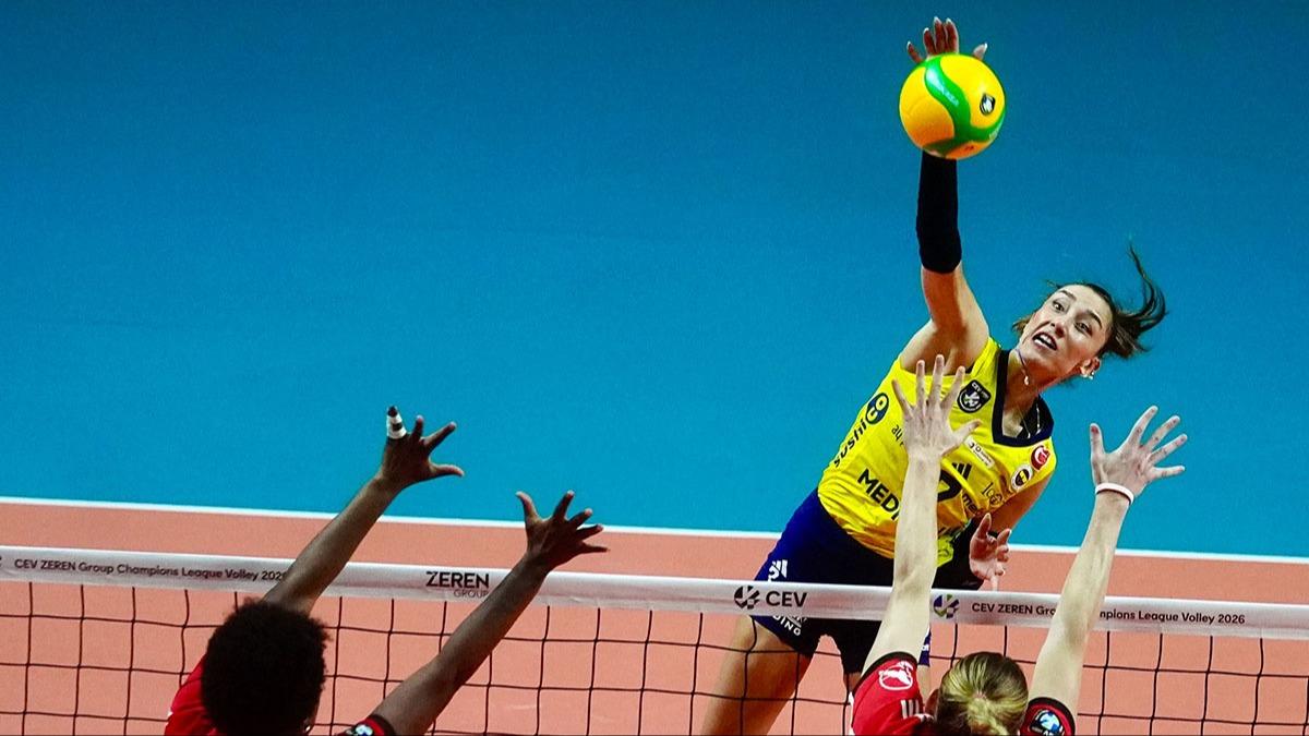 Fenerbahe Medicana, Benfica'y set vermeden yendi!