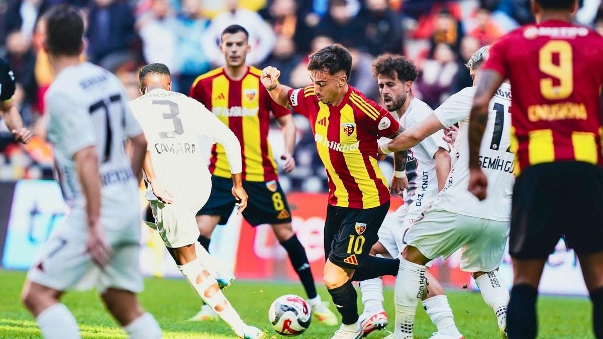 Kayserispor ilk kez yenildi