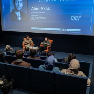 Yüksel Aksu ve Akın Aksu sinemaseverlerle buluştu