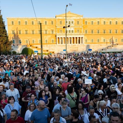 Yunanistan'da kriz: Demir yolu alanlar i brakt