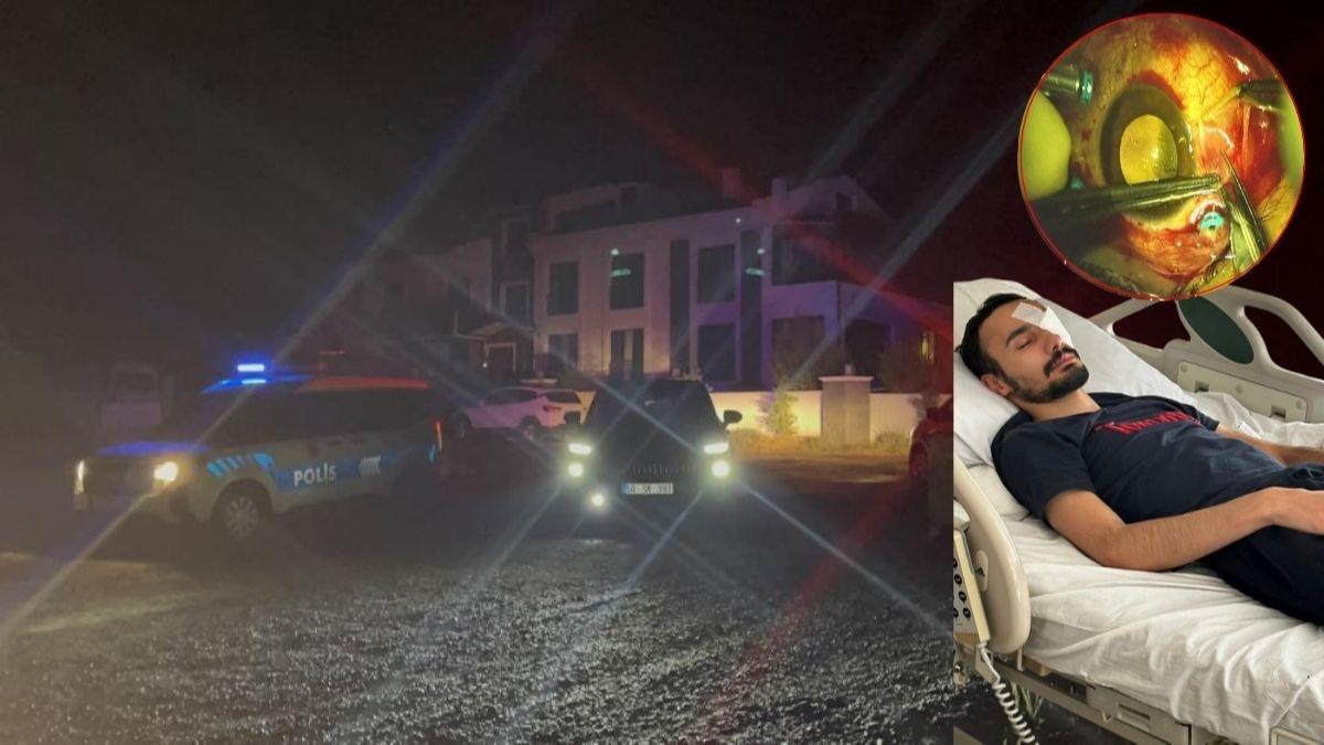 Aile ii gerginlik dehete dnt! Damadn gznden vurdu