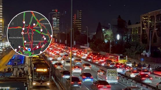 Ana arterler, cadde ve yollar kilit