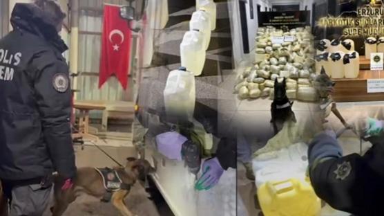 Mersin ve Erzurum'da uyuşturucu tacirlerine darbe