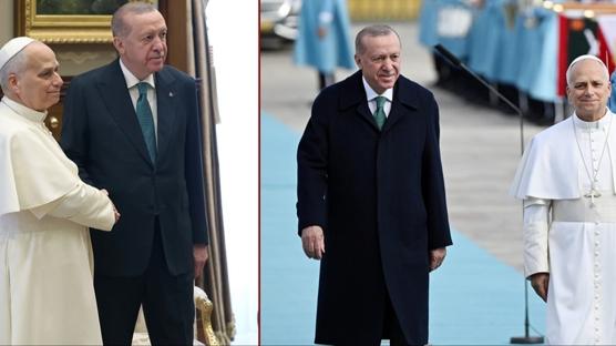 11 yıl sonra bir ilk! Başkan Erdoğan, Papa Leo ile görüştü