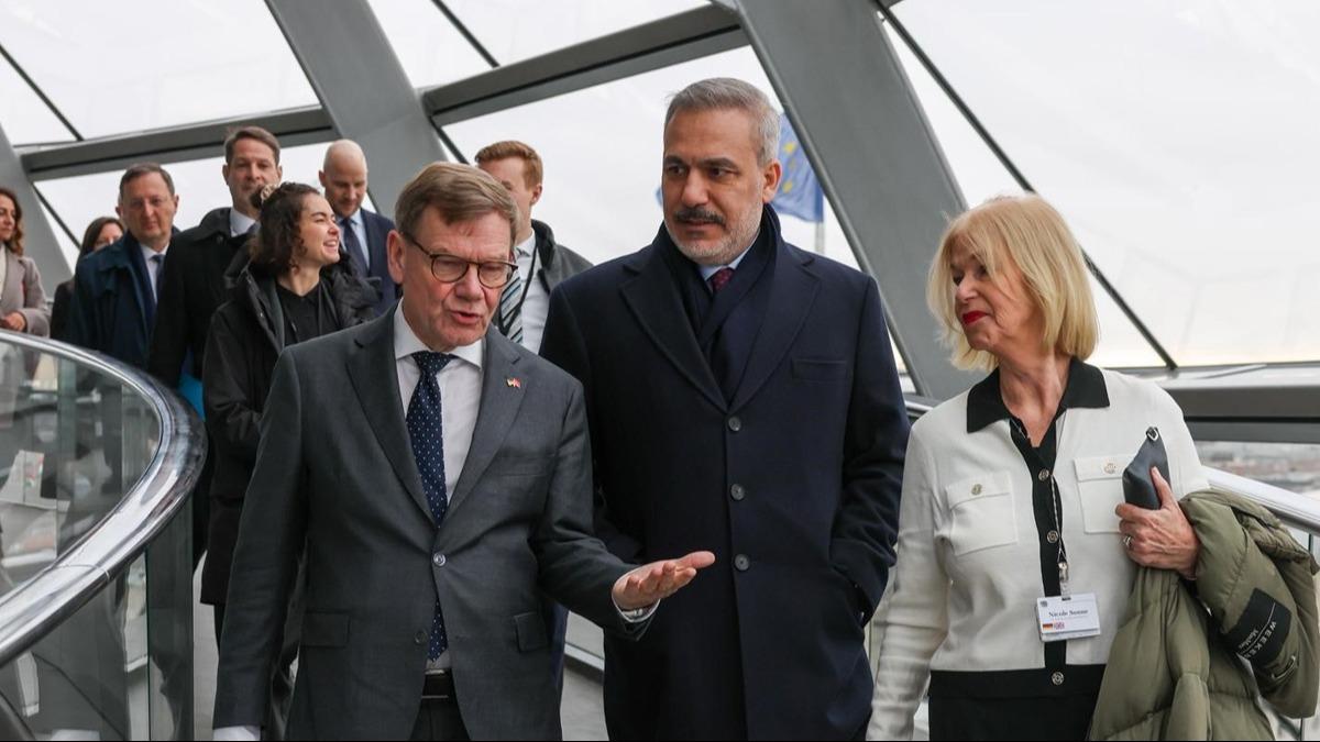 Bakan Fidan, Almanya Federal meclis binasn ziyaret etti