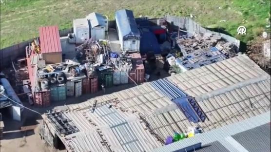 Dron denetimi pheliyi ele verdi! stanbul'da binlerce kaak elektronik sigara cihaz ele geirildi