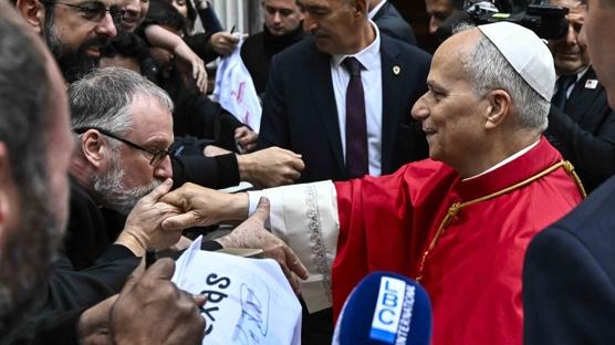 Katedral evresinde youn kalabalk