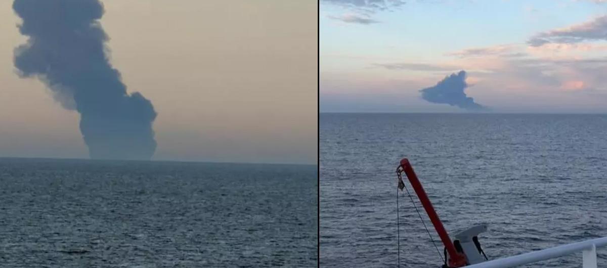 Kandra aklarnda iki gemide korkun patlama: Bakanlktan mrettebat aklamas geldi