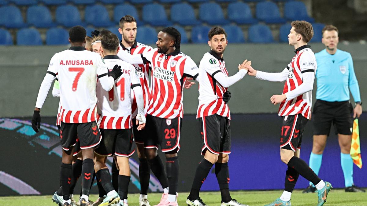 Namalup liderliini srdrd! Samsunspor, zlanda'dan 1 puanla dnd