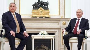 Putin ile Orban Moskova'da grt