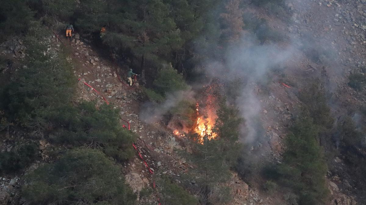 Hatay'da kan orman yangn kontrol altna alnd