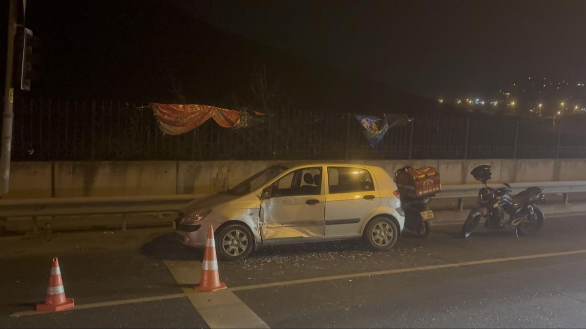 Maltepe'de zincirleme kaza: Yaralılar var