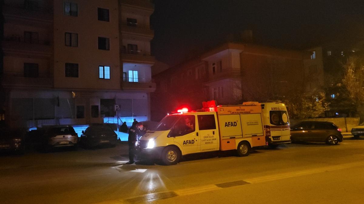 Alt komu evini ilalatt, 8 kii zehirlendi! orum Valilii'nden aklama 