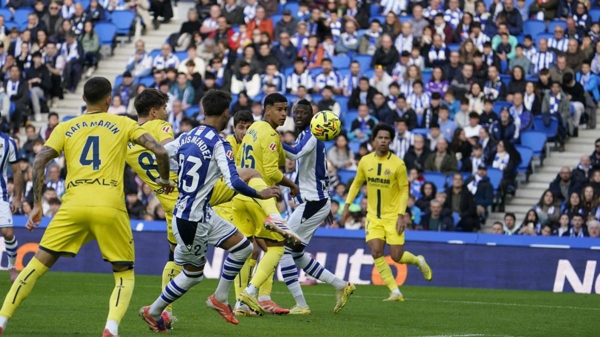 Villarreal son dakikada kazand