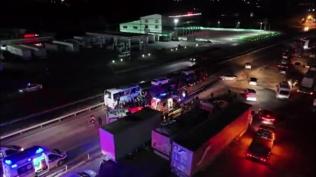 Amasya'da zincirleme kaza: ok sayda yaral var