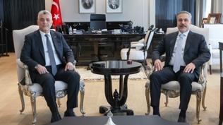 Bakan Fidan ile Bolat bir araya geldi