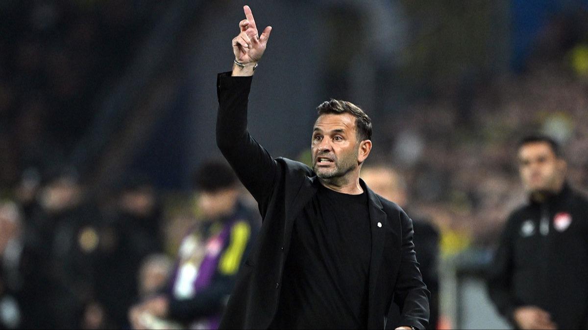 Okan Buruk, Fenerbahe derbisine 3 deiiklikle kt