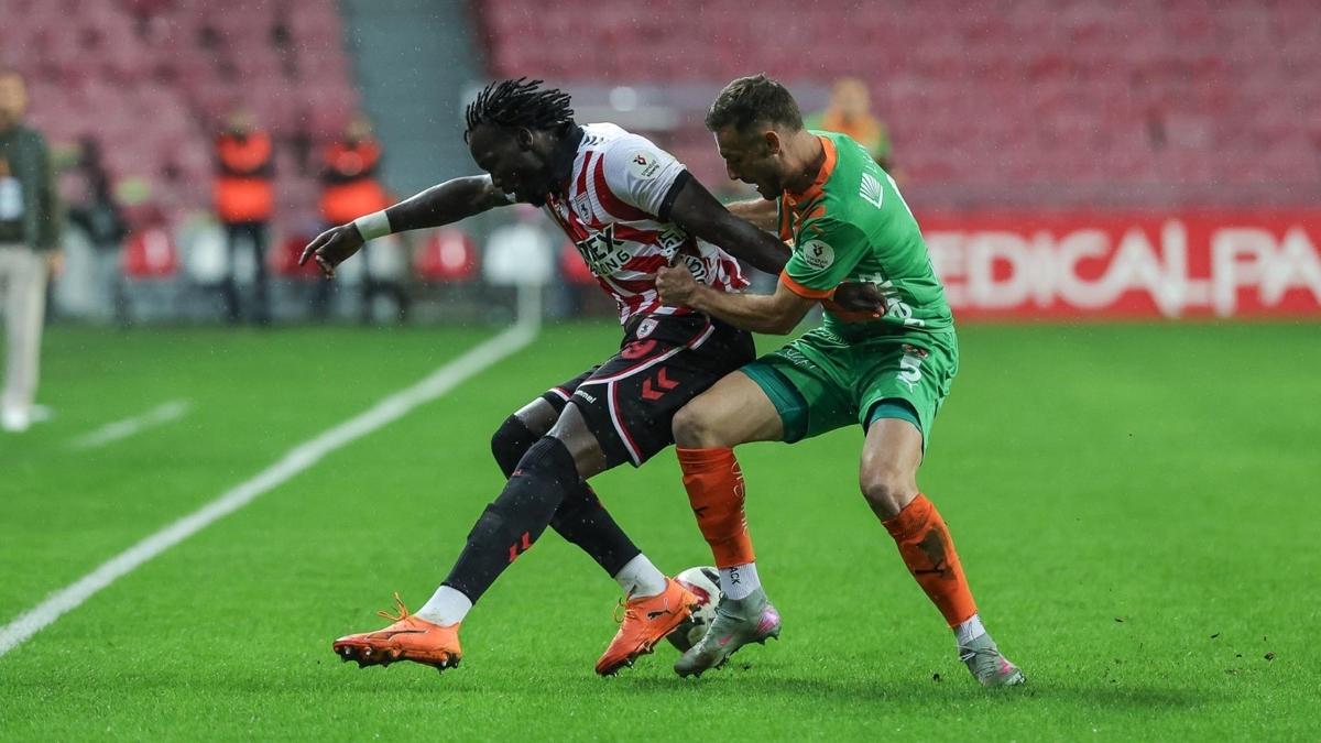 Samsunspor-Alanyaspor manda kazanan kmad