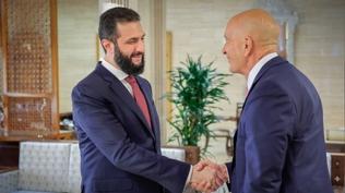 Suriye Cumhurbakan ara, ABD'nin Suriye zel Temsilcisi Barrack ile grt