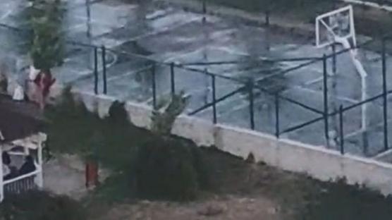 Ankara'da pitbull deheti! 2 kardei yaralayan kpein sitedeki grntleri ortaya kt