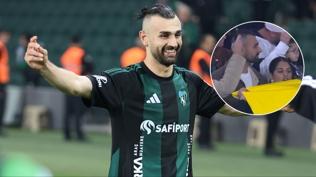 Serdar Dursun'un paylam Kocaelispor taraftarnn tepkisini ekti